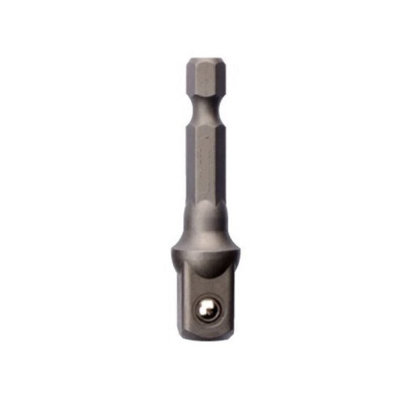 İzeltaş 1/4''m-1/2''m Bits Uç Lokma Adaptörü 50mm (Makina Kullanımına Uygun)