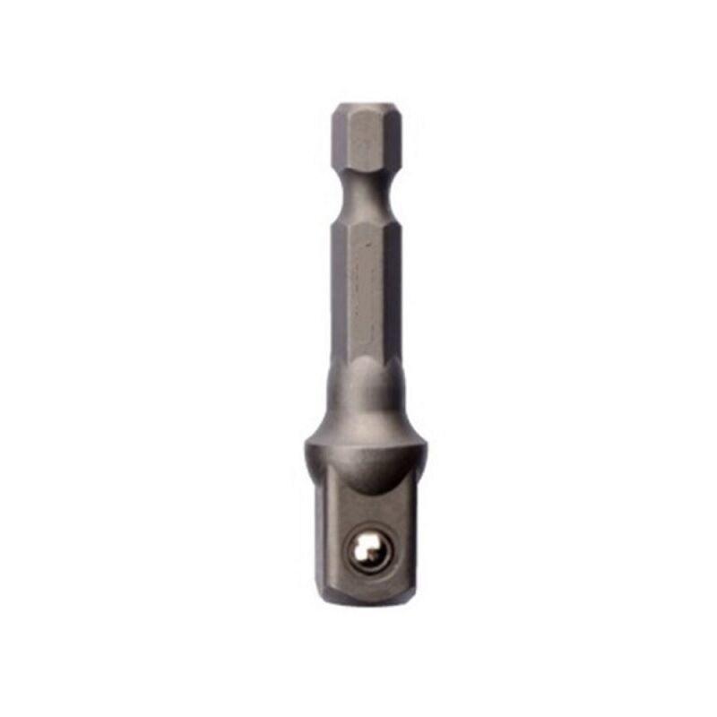 İzeltaş 1/4''m-1/2''m Bits Uç Lokma Adaptörü 50mm (Makina Kullanımına Uygun)