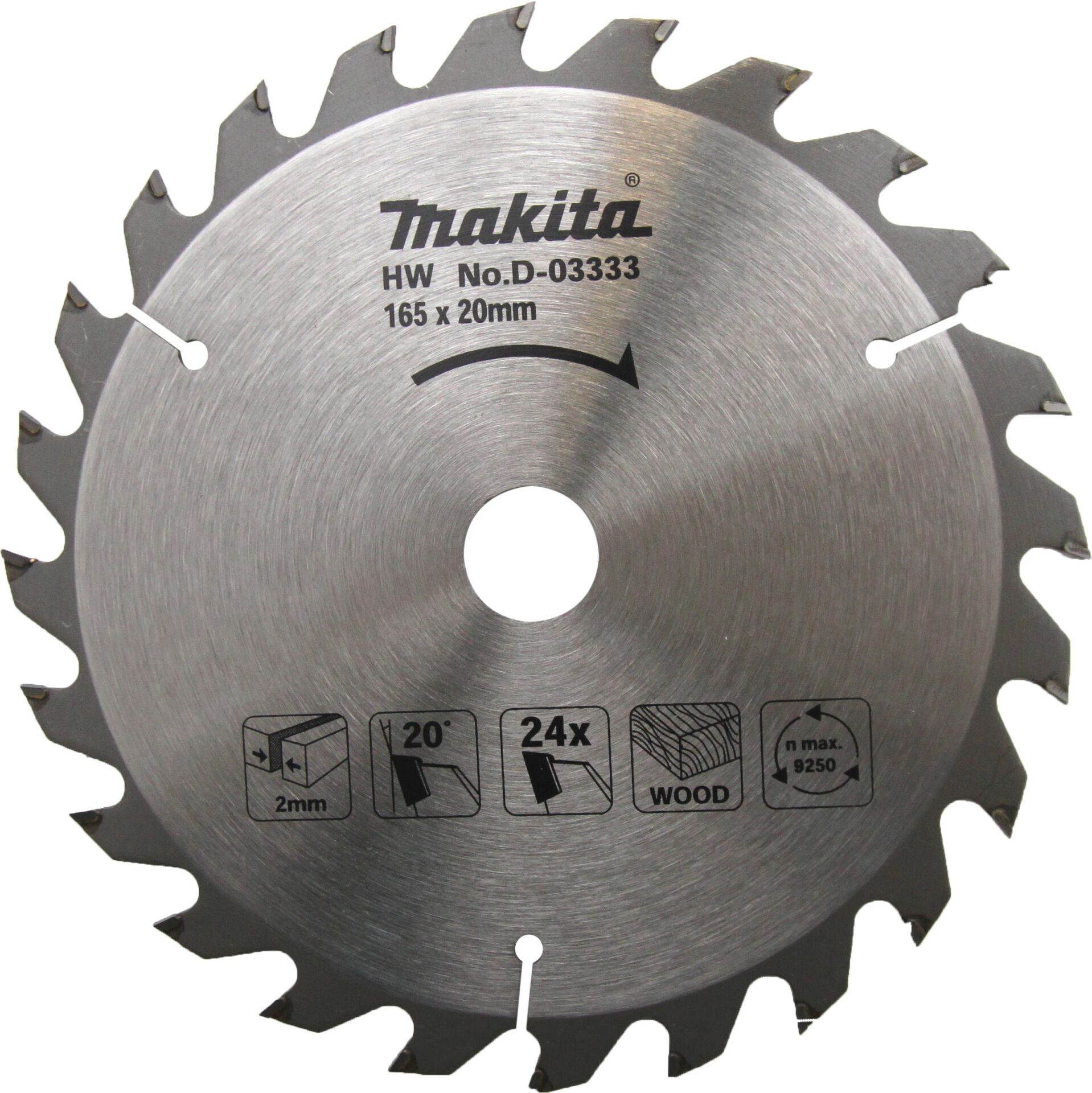 Makita D-03333 165mm 24 Diş Elmas Daire Testere