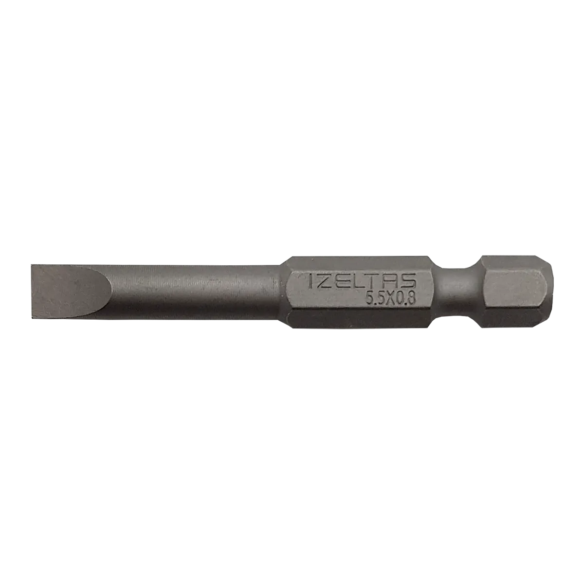 İzeltaş Düz Bits Uç 0.8x5.5 (50mm)