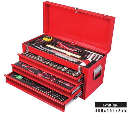 Ceta Form A50M-98A07 98 Parça Universal Alet Seti (A07-03 Takım Sandığı İçinde)