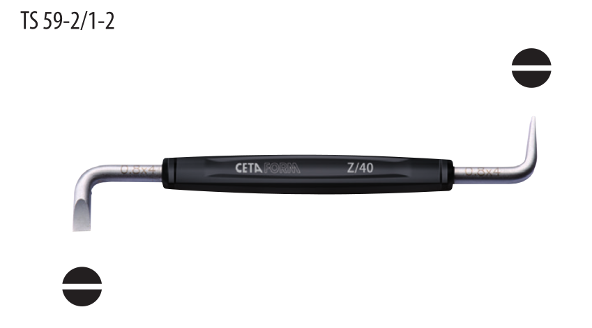 Ceta Form Z/40 Düz Uçlu Z Tornavida - 4/4x100 mm