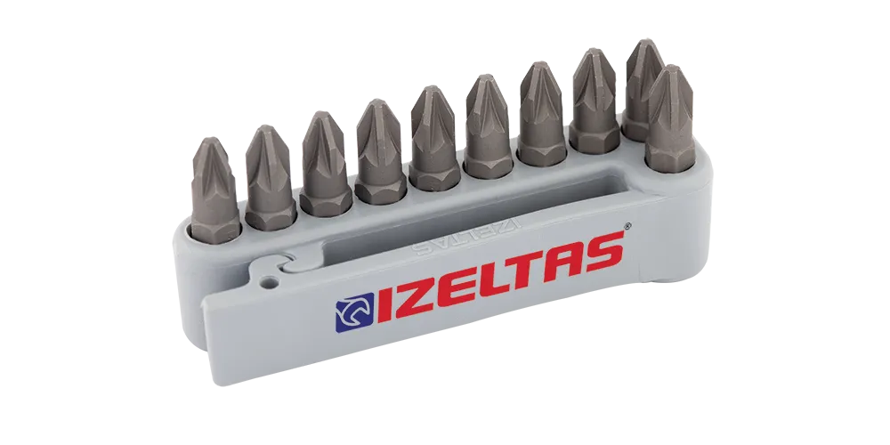 İzeltaş Pozidriv Bits Set Pz 1 (25 Mm)