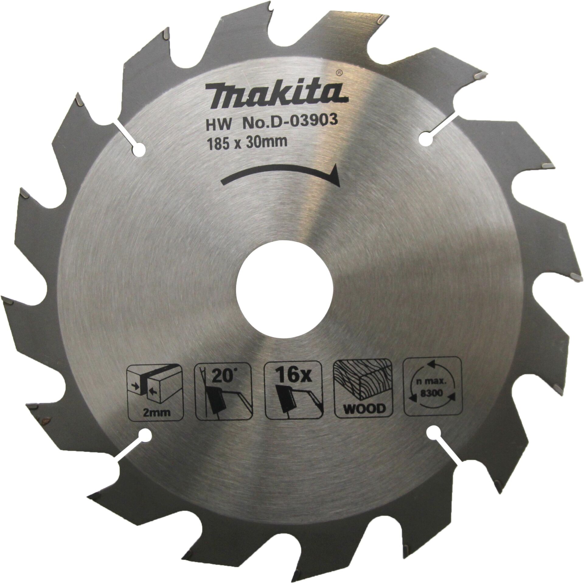 Makita D-03903 185mm 16 Diş Elmas Daire Testere