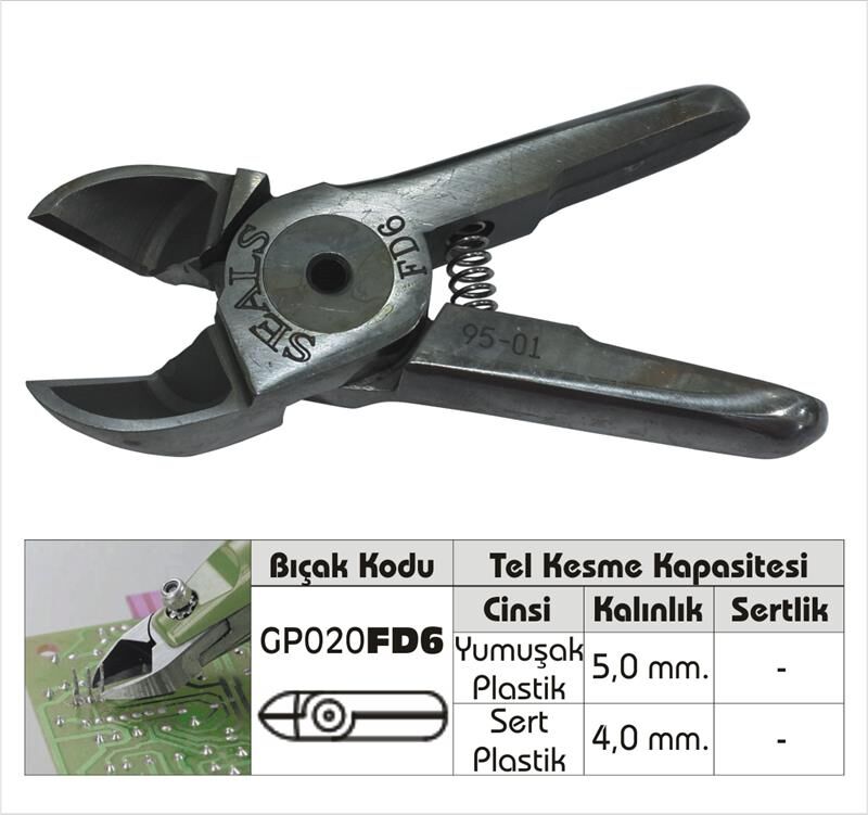 Gison GP020FD6 Uyumlu Yedek Havalı Yankeski Bıçağı