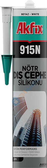 Akfix SA613 915N Nötr Dış Cephe Silikonu 280 ml Siyah
