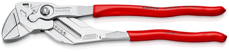 Knipex 86 03 300 Düz Çene Ayarlı Pense