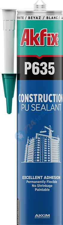 Akfix AA113 P635 Yapı İnşaat PU Mastik 310 ml Siyah