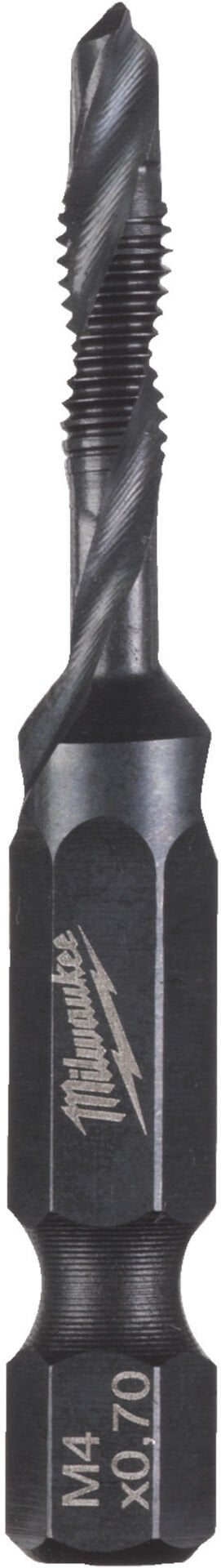 Milwaukee 1/4in HSS-G Metal KILAVUZ MATKAP UCU M4x52mm-1pc