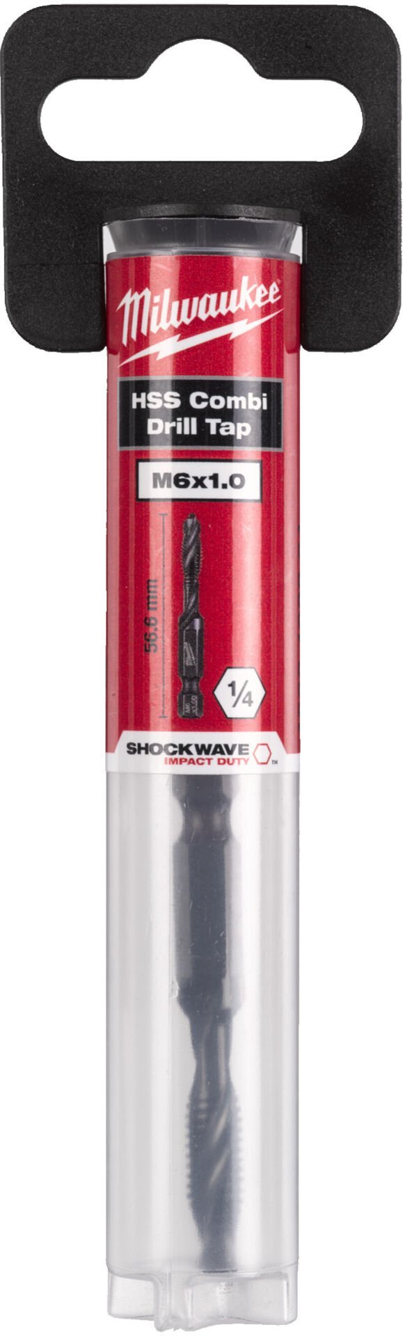 Milwaukee 1/4in HSS-G Metal KILAVUZ MATKAP UCU M6x57mm-1pc