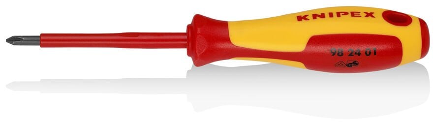 Knipex 98 24 01 Ph1x80 VDE İzoleli Yıldız Uçlu Tornavida