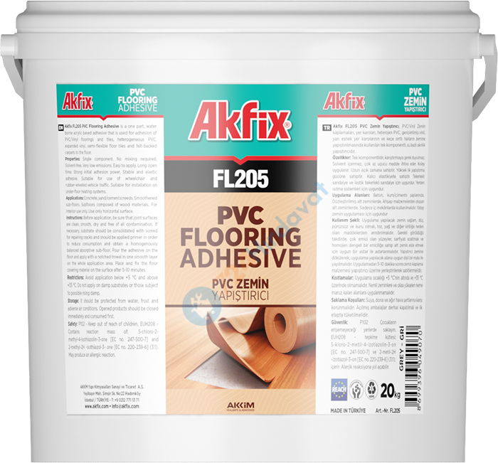 Akfix APV20 FL205 PVC Zemin Yapıştırıcı 20 kg