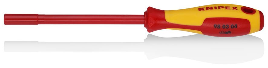 Knipex 98 03 04 4x125mm VDE İzoleli Lokma Uçlu Tornavida