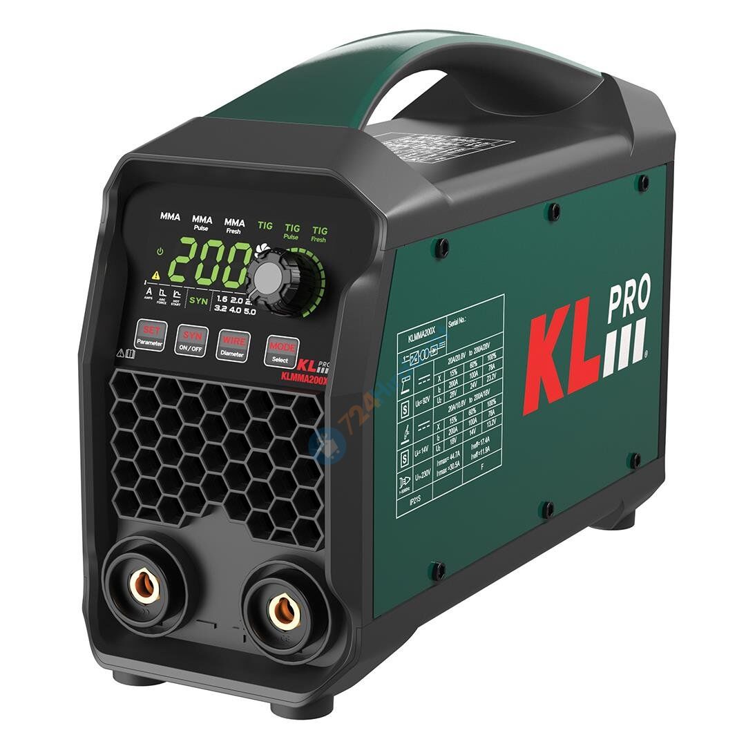 KL PRO KLMMA200X 200 A 9.5 KVA MMA İNVERTER KAYNAK MAKİNASI