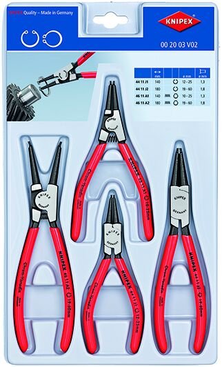 Knipex 00 20 03 SB Ağır Hizmet Segman Pensesi Seti
