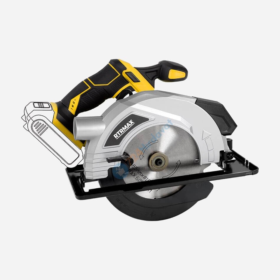 RTRMAX RTX3080B Akülü Dai̇re Testere Kömürsüz 185 Mm *Aküsüz* Rtrmax X-Lion