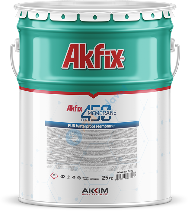 Akfix PUR450 WMB452502 Poliüretan Su Yalıtım Membranı – 25 kg