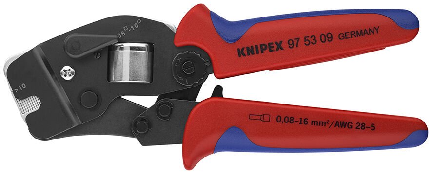 Knipex 97 53 09 Dörtçene Yüksük Sıkma Pensi