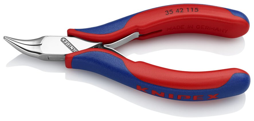 Knipex 35 42 115 Elektronikçi Eğri Kargaburun