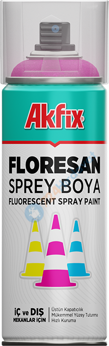 Akfix SPBLUEFL Floresan Sprey Boya - Mavi