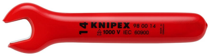Knipex 98 00 09 VDE 9 mm İzoleli Tek Ağız Anahtar