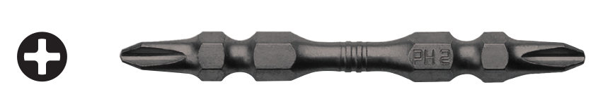 Ceta Form CB/662TM 1/4'' Çift Taraflı Yıldız Bits Uç (Torsion) - PH2x65 mm