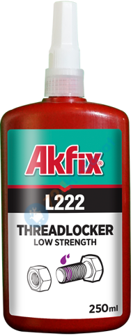 AKFİX L222_02 CİVATA SABİTLEYİCİ DÜŞÜK KUVVET 250ML