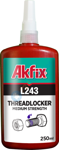 AKFİX L243_02 CİVATA SABİTLEYİCİ ORTA YÜKSEK KUVVET 250ML