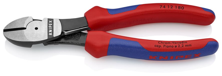 Knipex 74 12 180 Ağır Hizmet, Yaylı Yan Keski