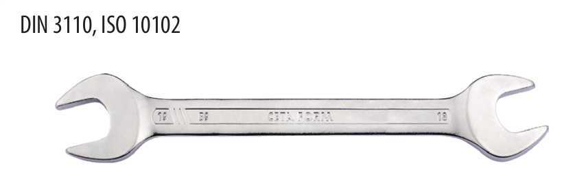 Ceta Form B09-0809 Çatal iki Ağız Anahtar (Uzun Tip) - 8x9 mm