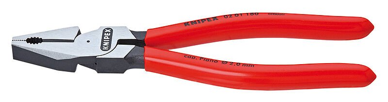 Knipex 02 01 180 Ağır Hizmet Kombine Pense