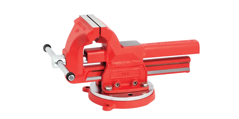 İzeltaş Dövme Çelik Mengene (Döner Tabla Dahil) 125 Mm