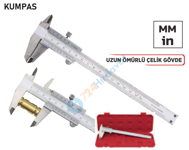 RODEX ANALOG KUMPAS PASLANMAZ ÇELİK 150MM (KUMP015) (50)