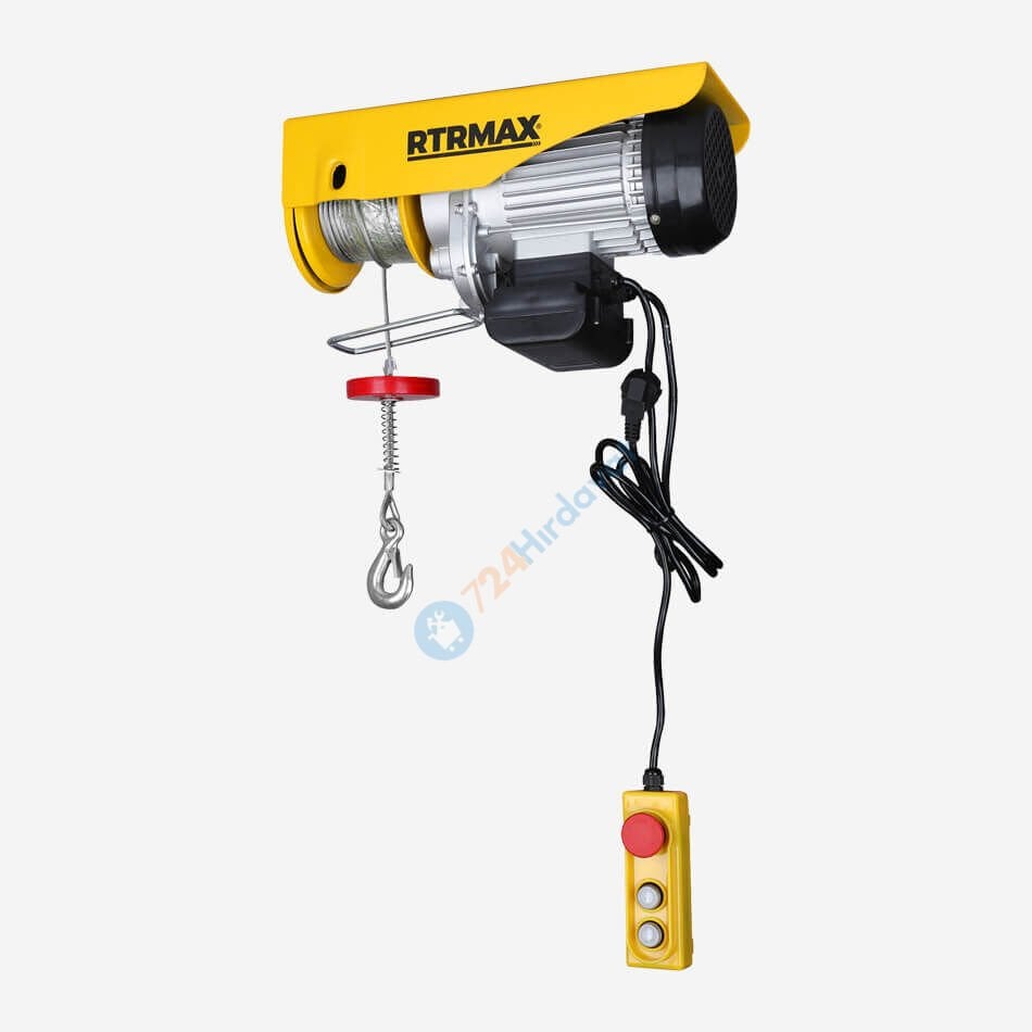 RTRMAX RTM450 Elektrikli Vinç 1000W 250/500 Kg Bakır Sargı Rtrmax