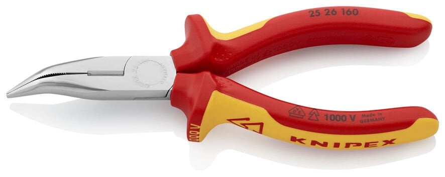 Knipex 25 26 160 VDE Eğri Ağız Kargaburun