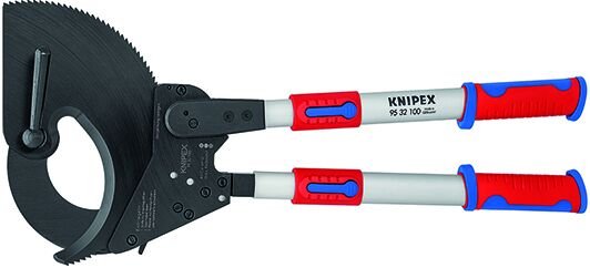 Knipex 95 32 100 Teloskopik Kollu Cırcırlı Kablo Makası
