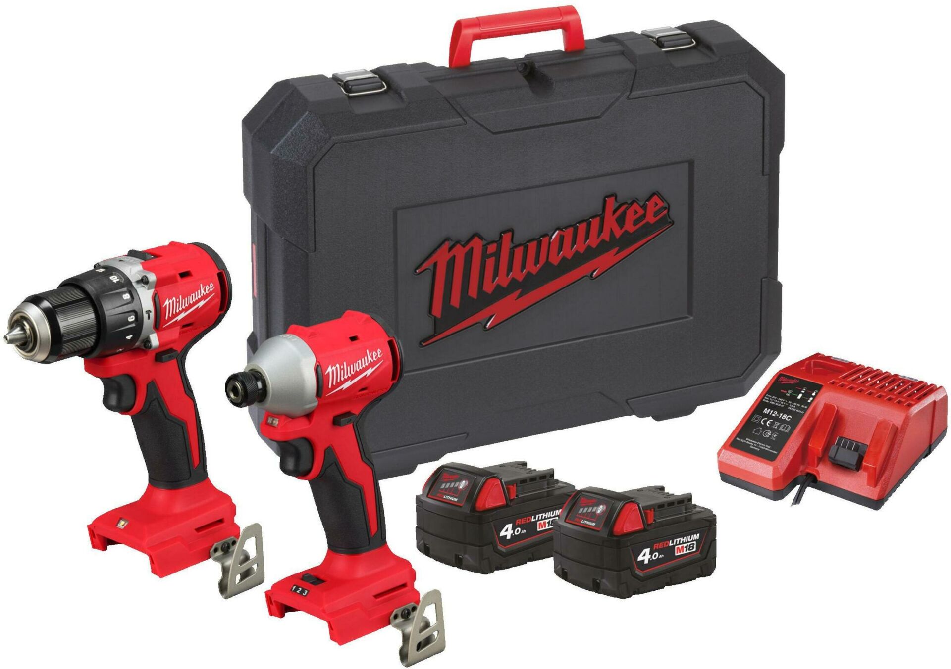 Milwaukee M18 BLCPP2A-402C 2Lİ SET ( BLPDRC-BLIDRC )