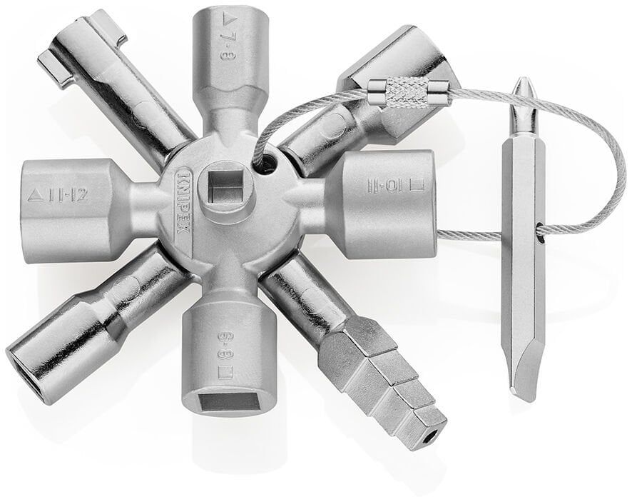 Knipex 00 11 01 - 8 Kollu Kumanda Dolabı Anahtarı