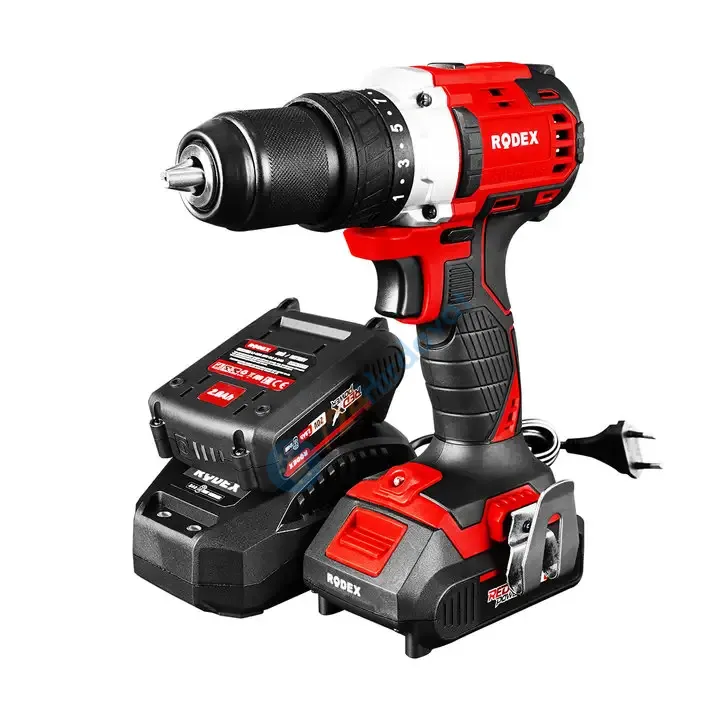 RODEX AKÜLÜ MATKAP DARBELİ 13MM 50NM 2 VİTES 20V 2X20V 2.0Ah ÇANTALI AKSESUARLI