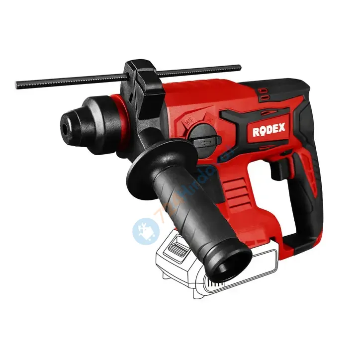 RPX2375 Akülü Kırıcı-Delici Matkap (Kömürsüz Motor) 22MM 0-1400 RPM 20V 1,7J SDS PLUS BMC