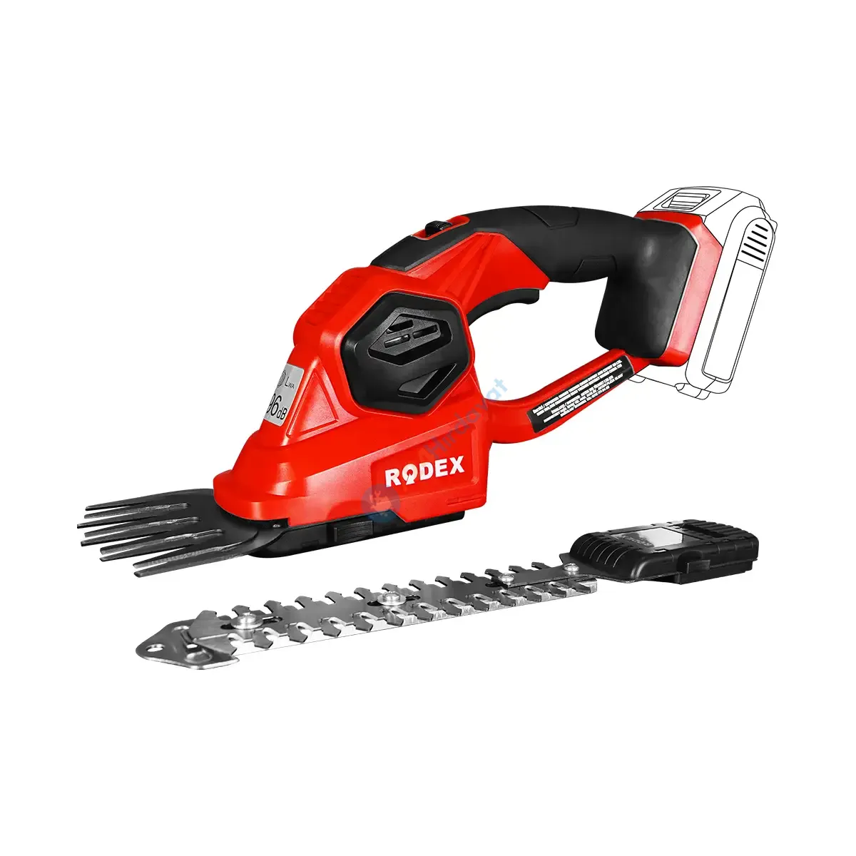 RPX2620 Akülü Çim Makası & Çit Budama 20V