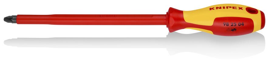 Knipex 98 25 04 Pz4x200 VDE İzoleli Pozidriv Uçlu Tornavida