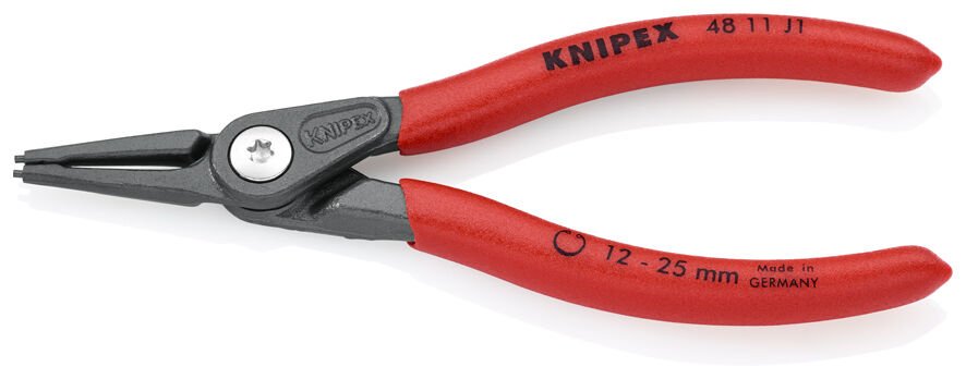 Knipex 48 11 J1 Ağır Hizmet Düz İç Segman Pensi