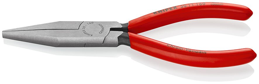 Knipex 30 11 160 Yassı Ağız Uzun Kargaburun