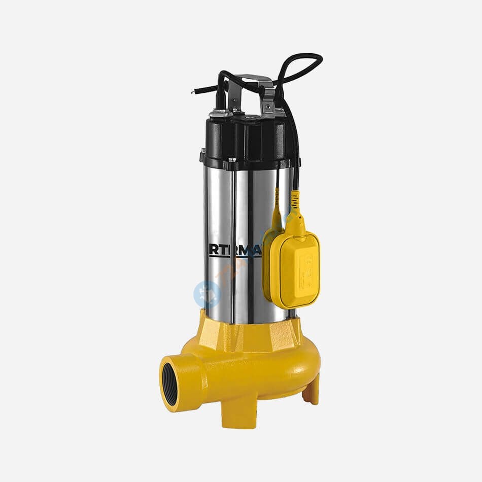 RTRMAX RTM843 Fosepti̇k Dalgıç Pompası (Bıçaklı) 1,5Kw/2Hp 12 Mt Rtrmax