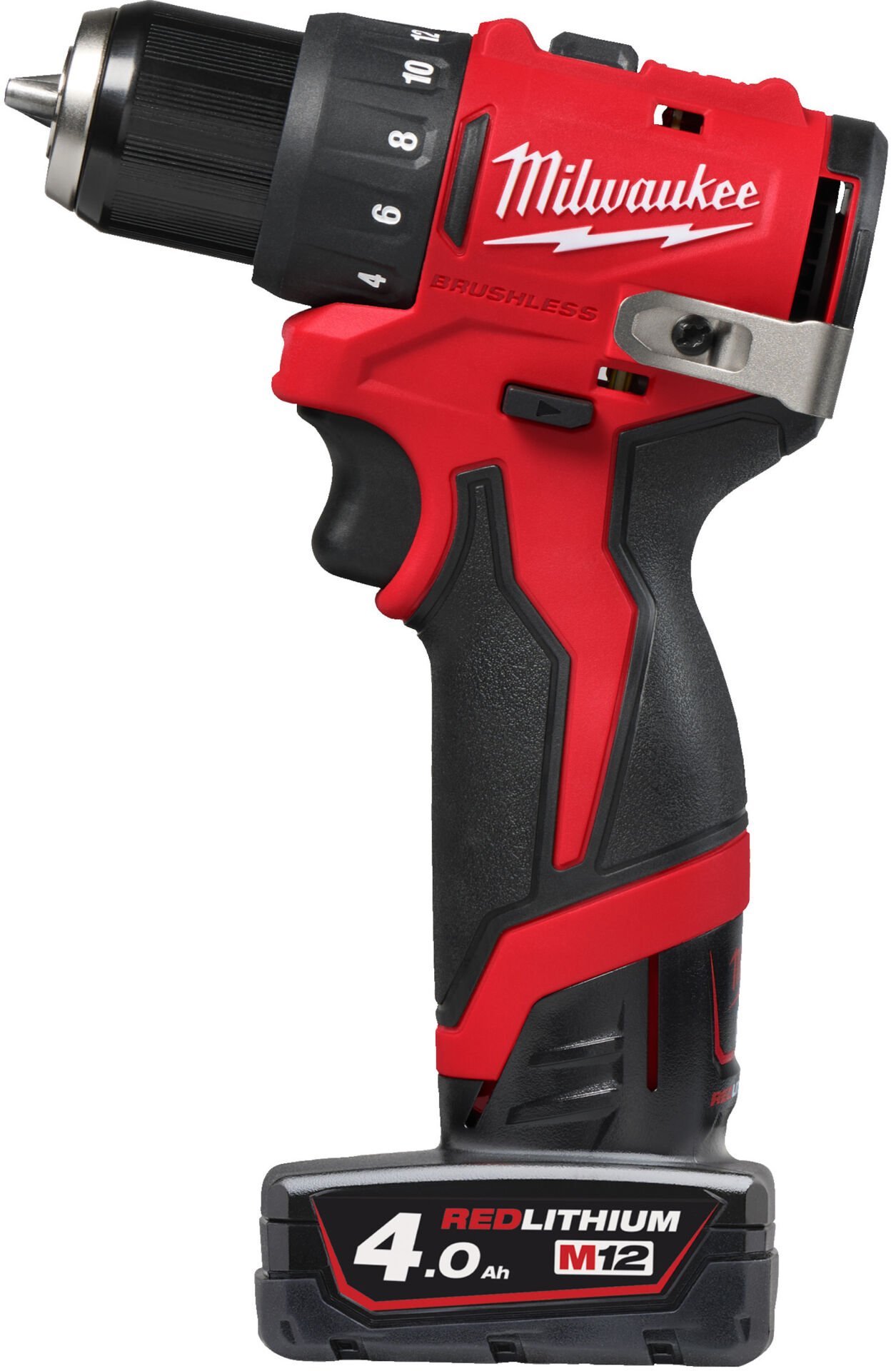 Milwaukee M12 BLDDRC-402C KÖMÜRSÜZ AKÜLÜ MATKAP