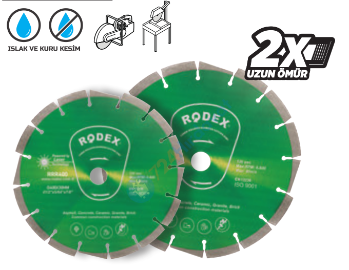 RODEX LAZER KAYNAKLI ASFALT ELMAS TESTERE 600MM
