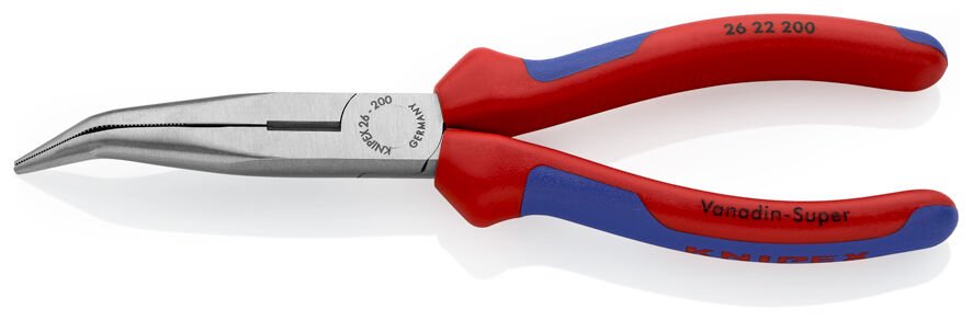 Knipex 26 22 200 Eğri Ağız Kargaburun