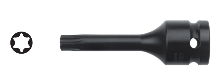 Ceta Form C68-T80 1/2'' TORX Uçlu Havalı Lokma- T80 mm