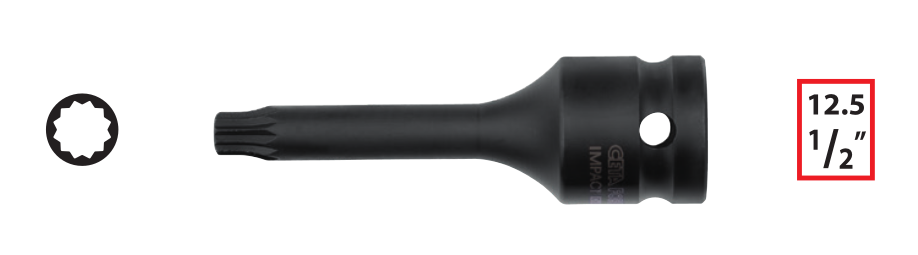 Ceta Form C68-X06 1/2'' XZN Uçlu Havalı Lokma- M6